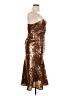 Halston 100% Polyester Brown Cocktail Dress Size 14 - photo 4