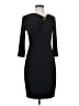 David Meister Solid Black Cocktail Dress Size 4 - photo 1