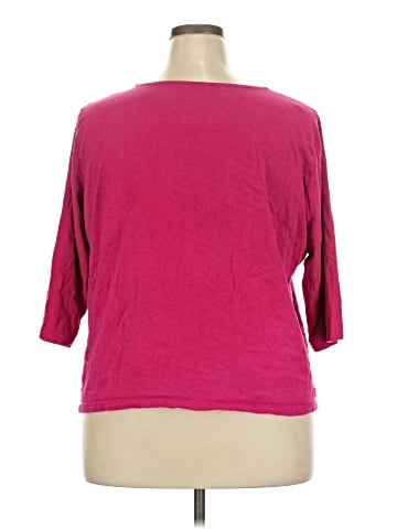 Basic Editions 3/4 Sleeve Top (view 2)