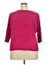 Basic Editions 100% Cotton Pink 3/4 Sleeve Top Size 3X - photo 2
