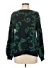 G.I.L.I. 100% Acrylic Paisley Green Pullover Sweater Size XS - photo 1