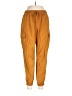 Calia Solid Yellow Cargo Pants Size M - photo 1