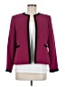Kasper 100% Polyester Color Block Burgundy Blazer Size 6 (petite) - photo 1