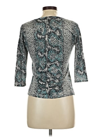 August Silk 3/4 Sleeve T-Shirt (view 2)