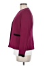 Kasper 100% Polyester Color Block Burgundy Blazer Size 6 (petite) - photo 5