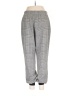 Alice + Olivia Houndstooth Gray Casual Pants Size 6 - photo 2