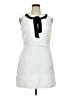 CeCe 100% Polyester Gray White Casual Dress Size 14 - photo 1