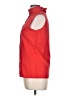 Willow Ridge 100% Polyester Red Sleeveless Blouse Size 10 - photo 5
