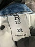 R13 Blue Denim Shorts Size 29 waist - photo 3