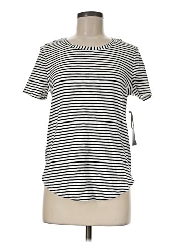 Marled Short Sleeve Turtleneck (view 1)