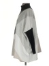Joseph A. Color Block Gray Poncho Size S - photo 5