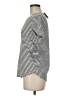 Marled Stripes Ivory Short Sleeve Turtleneck Size M - photo 5
