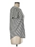 Marled Stripes Ivory Short Sleeve Turtleneck Size M - photo 4