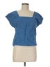 Madewell Blue Short Sleeve Top Size M - photo 1