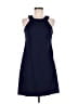 Jade Solid Blue Casual Dress Size M - photo 1