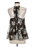 Kische Brown Sleeveless Blouse Size M - photo 2