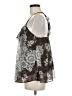 Kische Brown Sleeveless Blouse Size M - photo 5