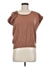 Max Studio Brown Short Sleeve T-Shirt Size M - photo 1