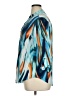 New Directions Blue 3/4 Sleeve Blouse Size XL - photo 5