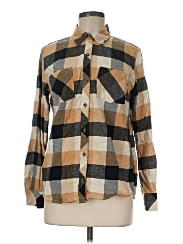 Natural Reflections Long Sleeve Button-Down Shirt (view 1)
