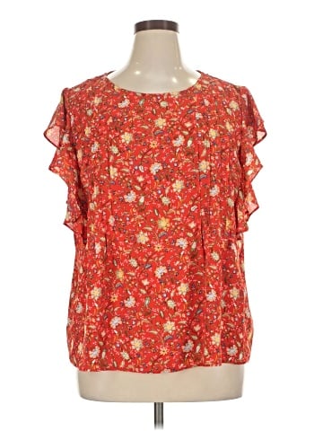 Counterparts Short Sleeve Blouse (view 1)