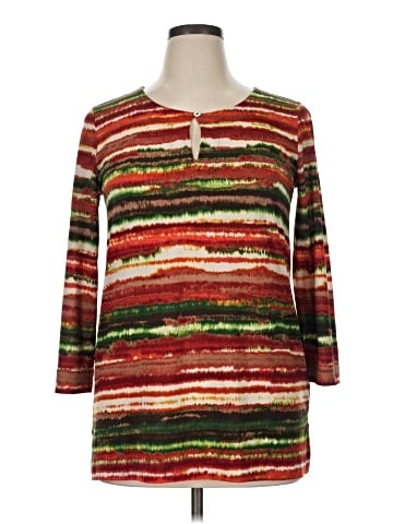 Jones New York Sport 3/4 Sleeve Top (view 1)