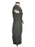 H&M Solid Gray Casual Dress Size XS - photo 4