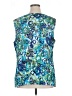 Jaclyn Smith 100% Polyester Teal Sleeveless Blouse Size XL - photo 2