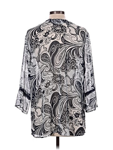 Susan Graver 3/4 Sleeve Blouse (view 2)