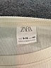 Zara Ivory Long Sleeve Top Size 9 - 10 - photo 3