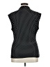 Chaus Polka Dots Black Sleeveless Blouse Size XL - photo 2