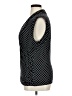 Chaus Polka Dots Black Sleeveless Blouse Size XL - photo 5