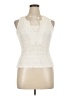 No Boundaries Ivory Sleeveless Blouse Size XL - photo 1