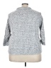 Vince Camuto 100% Polyester Tweed Silver Pullover Sweater Size 3X - photo 2