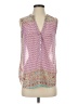 Fun2Fun 100% Polyester Pink Sleeveless Blouse Size S - photo 1