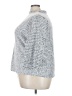 Vince Camuto 100% Polyester Tweed Silver Pullover Sweater Size 3X - photo 5