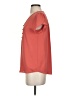 Ann Taylor LOFT 100% Polyester Orange Short Sleeve Blouse Size XS - photo 5