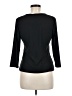 AUW Black 3/4 Sleeve Top Size M - photo 2