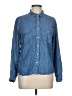 UNTUCKit 100% Tencel Blue Long Sleeve Button-Down Shirt Size 10 - photo 1