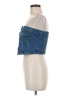 Le Lis Blue Sleeveless Button-Down Shirt Size M - photo 5