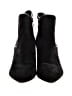 Aqua 100% Leather Black Ankle Boots Size 6 - photo 2