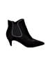 Aqua 100% Leather Black Ankle Boots Size 6 - photo 1