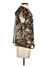 Elan Brown Short Sleeve Blouse Size S - photo 4