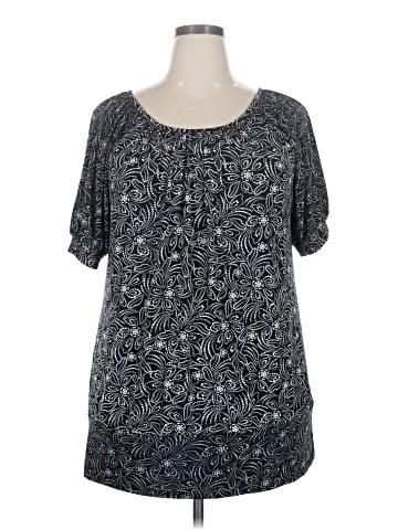 Ashley Stewart Short Sleeve Blouse (view 1)