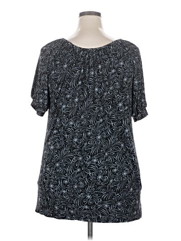 Ashley Stewart Short Sleeve Blouse (view 2)