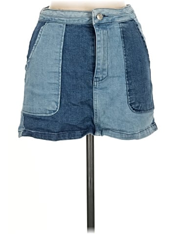 Signature 8 Denim Skirt (view 1)