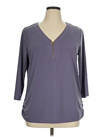NY Collection 3/4 Sleeve T-Shirt (view 1)