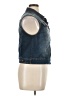 Mudd Blue Sleeveless Button-Down Shirt Size XL - photo 4