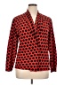 Rafaella 100% Polyester Polka Dots Red Long Sleeve Blouse Size 14 - photo 1