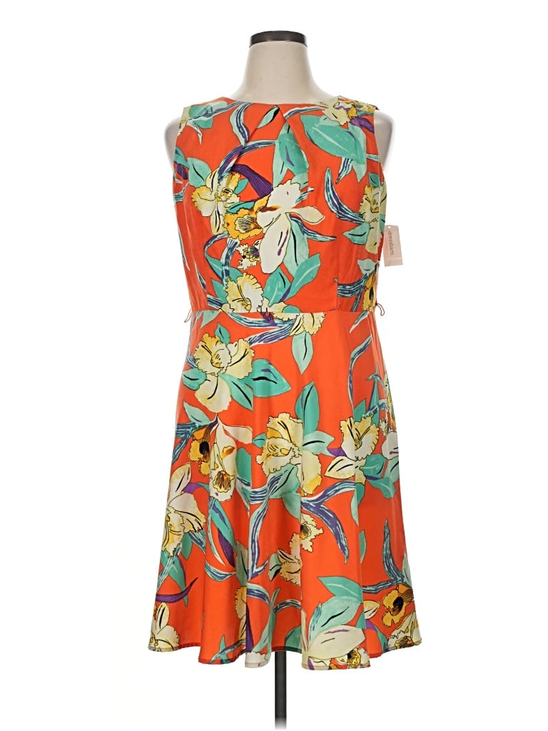 Dressbarn Cocktail Dress In Orange